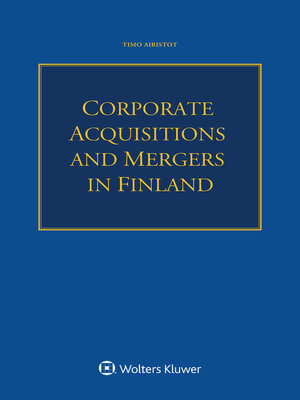 cover image of Corporate Acquisitions and Mergers in Finland